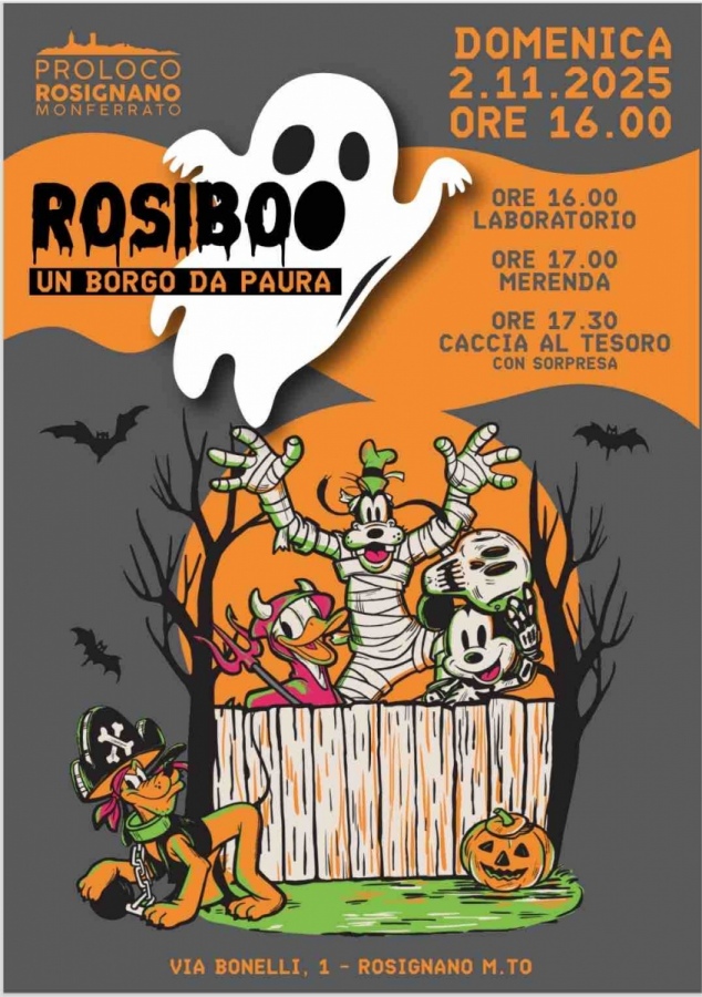Rosignano Monferrato si accende di magia per un Halloween da urlo! Rosignano Monferrato si accende di magia per un Halloween da urlo!